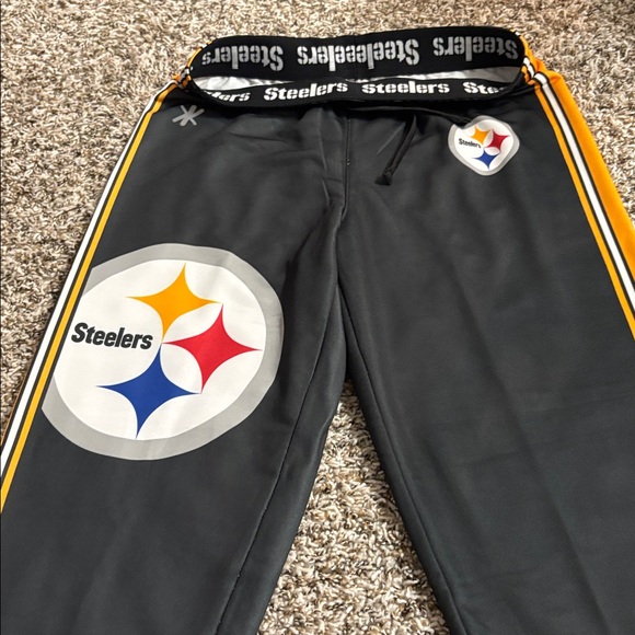NFL team apparel-Pittsburgh Steelers Polyfleece Jogger Pant - Women’s small - Picture 4 of 6